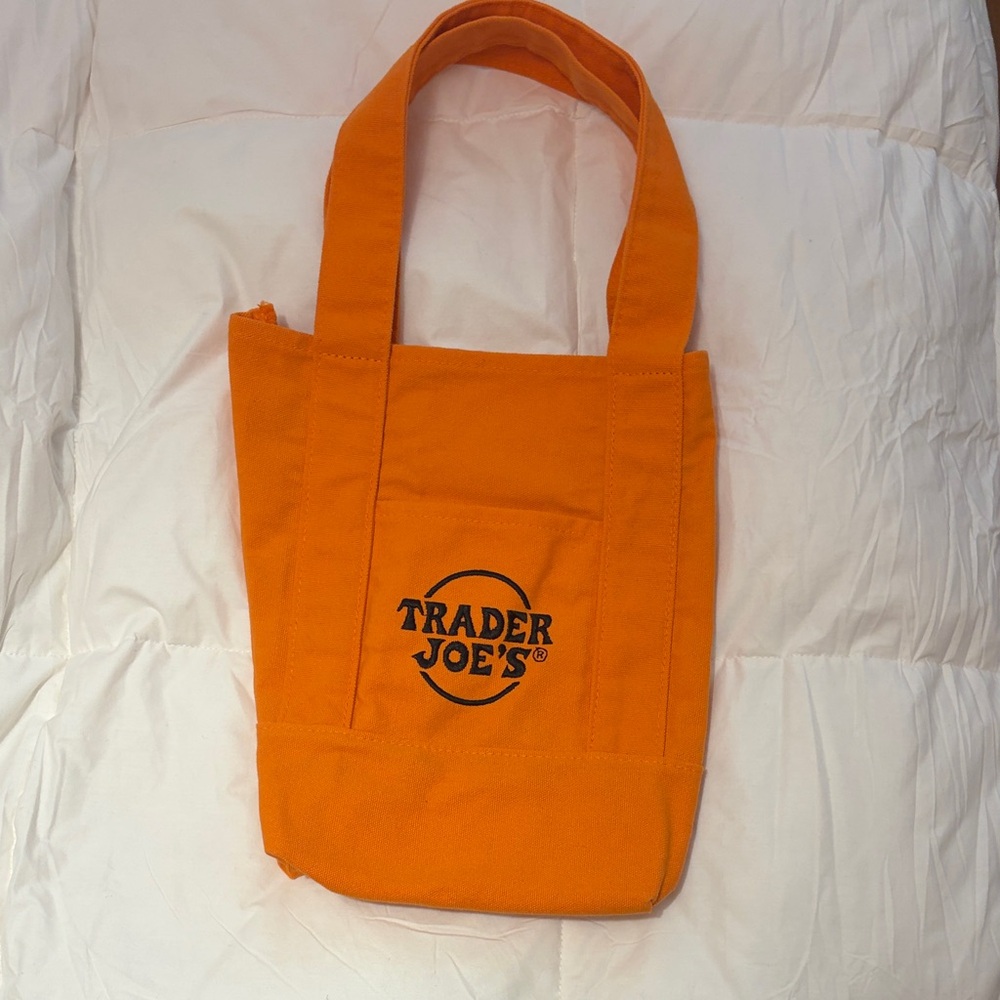 Trader Joe's Orange Tote Bag